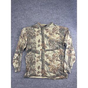 Vintage Sasquatch Realtree Shirt Mens XL Camo Long Sleeve Hunting Made USA 90s